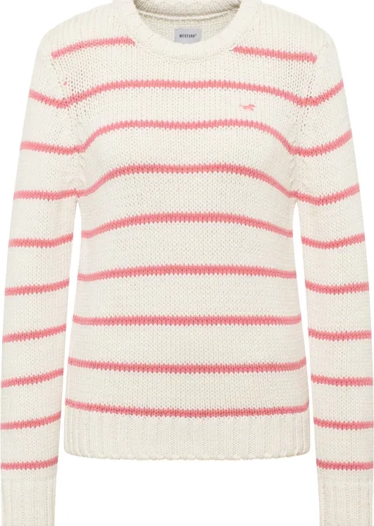 Damski Sweter Mustang Style Silas Pink Stripe French Riviera 1016174 12724