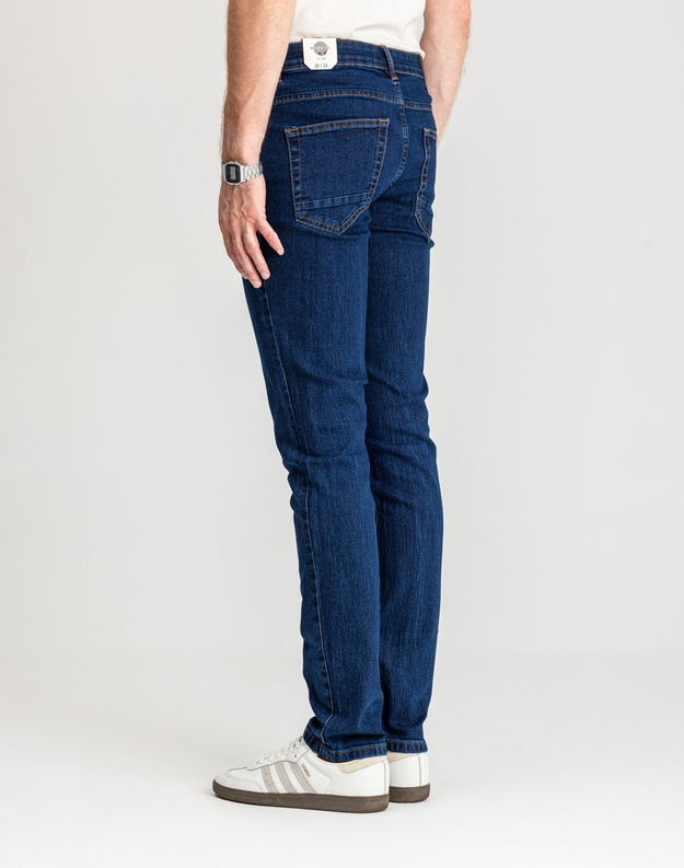 Męskie Spodnie Jeansowe Marcus Sebb 2217 Raw Dark Blue 14-200304