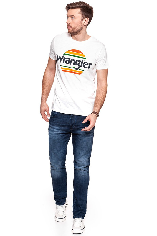 KOSZULKA WRANGLER FESTIVAL TEE VINTGE OFFWHITE W7B44DE1Y 112131475
