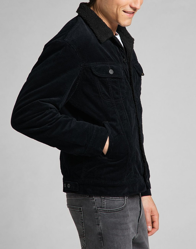 LEE SHERPA JACKET BLACK L87AQE01 112140963