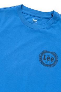 LEE T SHIRT EMBLEM TEE CITY BLUE L61XFE32 112114085