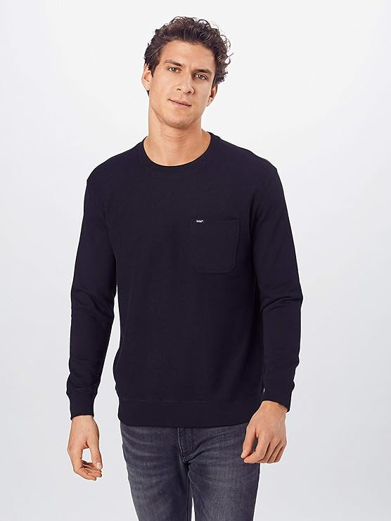 LEE MĘSKA BLUZA NEW POCKET SWS BLACK L82MWO01 112122111
