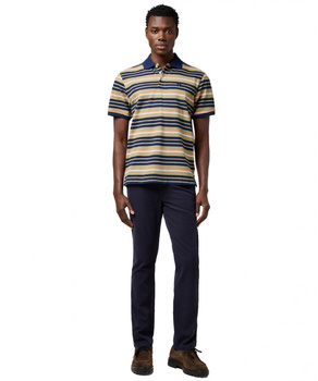 MESKA KOSZULKA POLO WRANGLER STRIPE POLO SHIRT ALOE 112371510