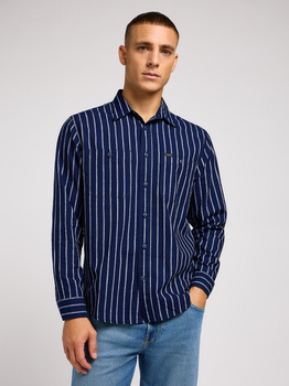 WRANGLER MĘSKA KOSZULA LEE WORKER SHIRT 2.0 INDIGO WIDE 112349938