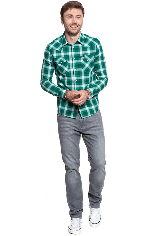 KOSZULA LEE WESTERN SHIRT EVERGREEN L643GIEB 112115349