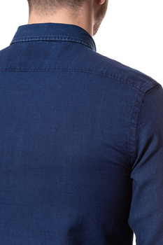 KOSZULA WRANGLER LS 1PKT BUTTON DOWN DARK INDIGO W5883M51E 112129630