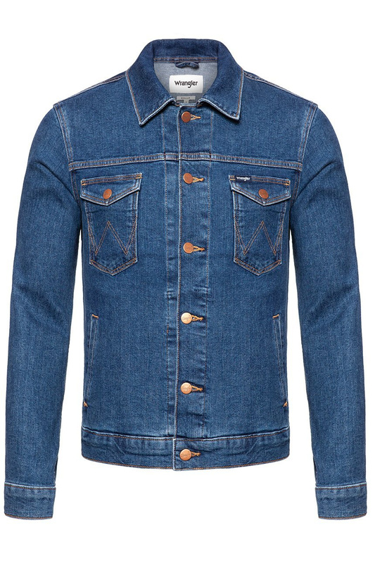WRANGLER REGULAR JACKET DARKSTONE W44323090 SAMPLE 112128852