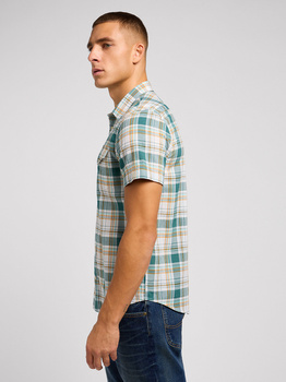 LEE MĘSKA KOSZULA LEE SS WESTERN SHIRT EVERGREEN 112349937