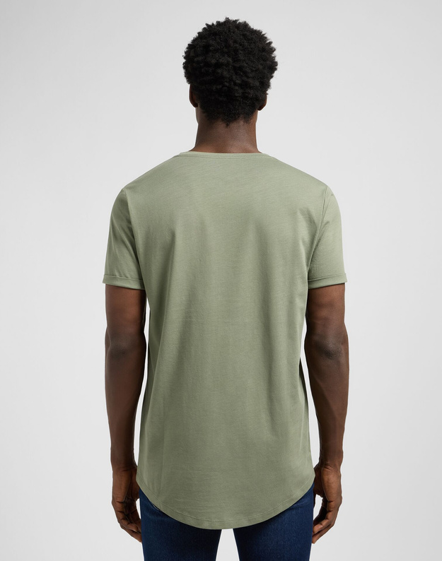 MESKA KOSZULKA LEE SHAPED TEE OLIVE STONE 112370725