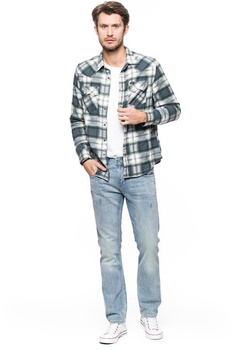 TOM TAILOR SPODNIE MĘSKIE AEDAN SLIM BLUE SUMMER DENIM 6203105.45.12 COL. 1092