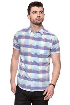 KOSZULA MĘSKA KRÓTKI RĘKAW WRANGLER SS 1PKT SHIRT BEACH GLASS W5860NQWD 112129522