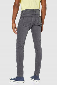 LEE MALONE MĘSKIE SPODNIE JEANSOWE NEW GREY L736YGFZ 112120286