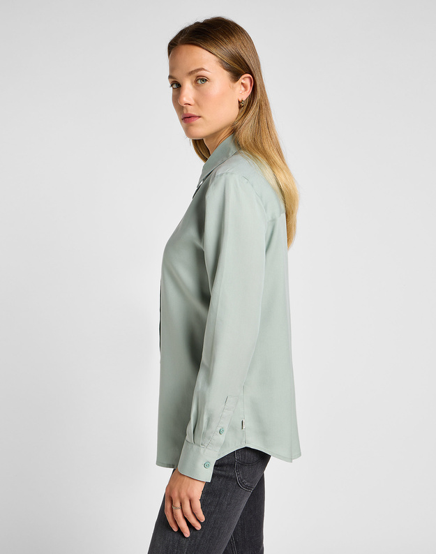 DAMSKA KOSZULA LEE POCKETLESS SHIRT POND 112355137