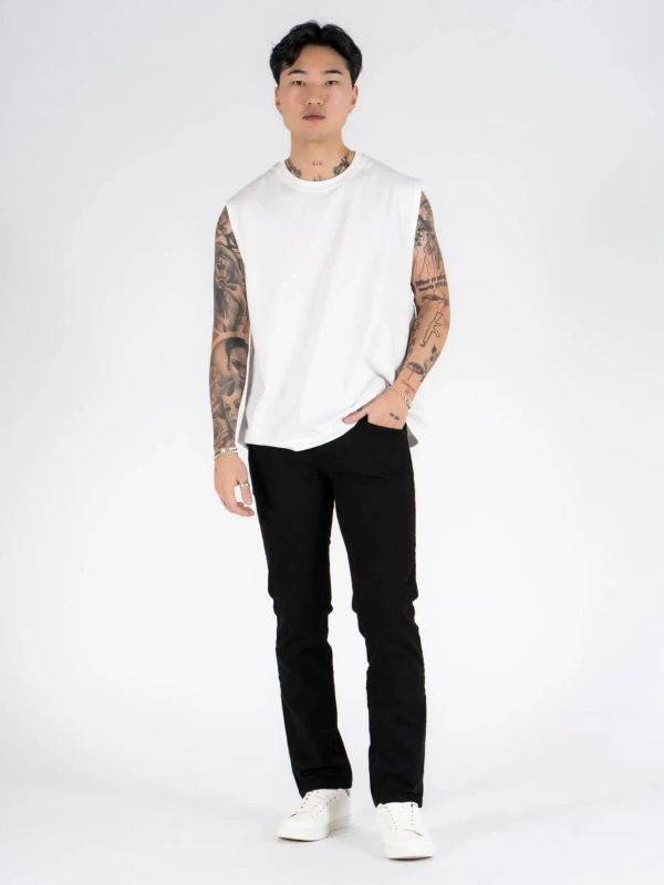 Męskie Spodnie Jeansowe Marcus Felix 2020 Jeans Black Wash 14-200186