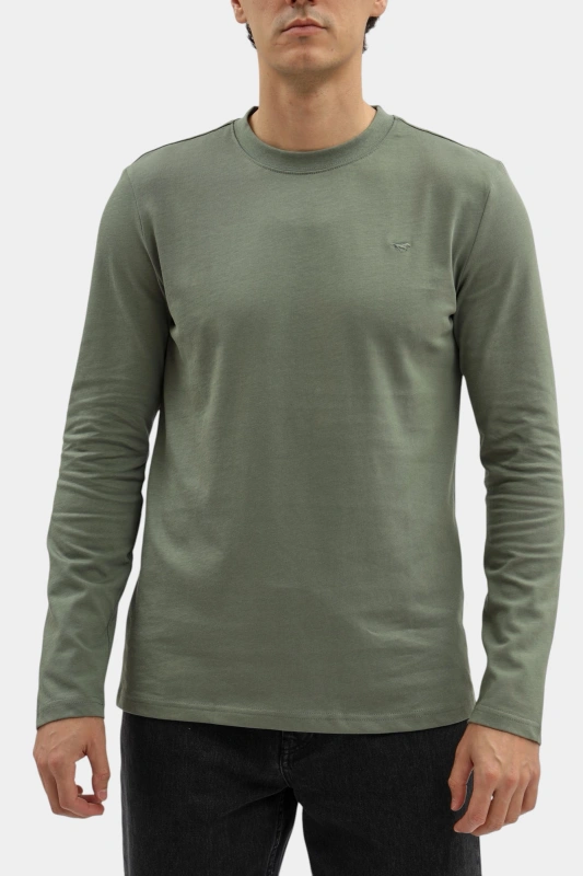 Męski Longsleeve Mustang Style Arlington Agave Green 1016874 6473