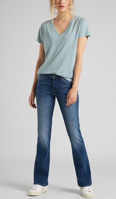 LEE HOXIE SKINNY BOOT DAMSKIE SPODNIE JEANSOWE DARK LEN L530QDBE 112112196