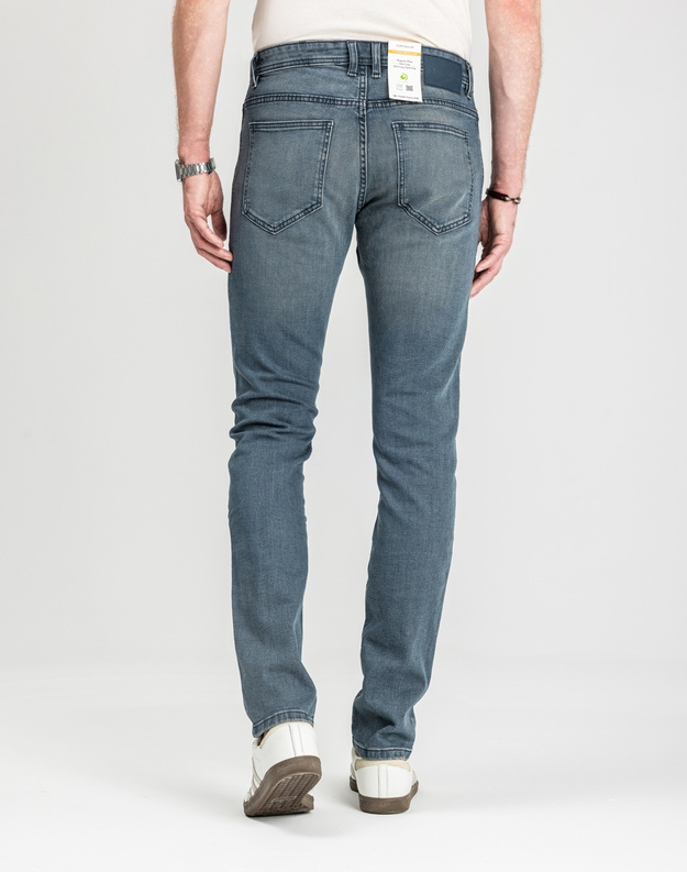 Męskie Spodnie Jeansowe Tom Tailor TTJOSH REGULAR mid stone blue grey denim 1048363 10162
