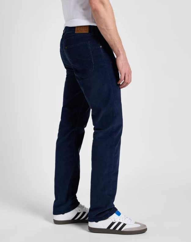 MESKIE SPODNIE MATERIALOWE LEE DAREN ZIP FLY MOOD INDIGO 112355871