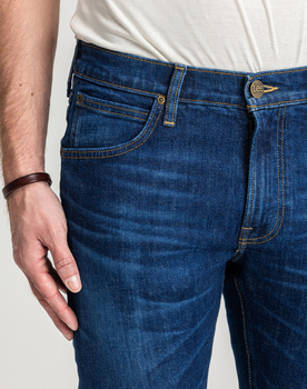 LEE LUKE MĘSKIE SPODNIE JEANSOWE DARK WORN KANSAS L719IAC22 112328479