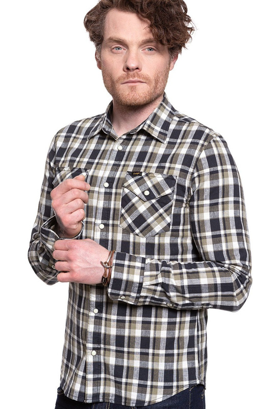 LEE CLEAN WESTERN SHIRT BLACK L644DI01 112115485