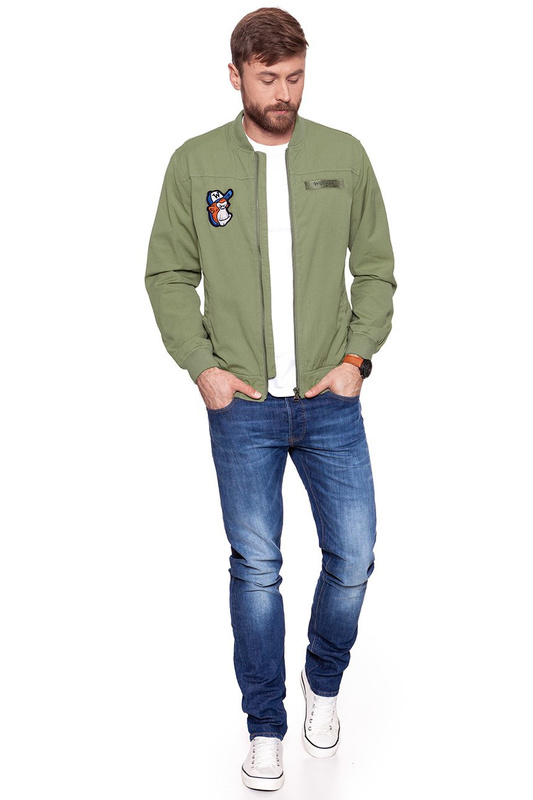 KURTKA WRANGLER JOHNY OLIVINE W4713VEFR 112128996