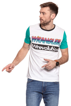 KOSZULKA WRANGLER REVOLUTION TEE WHITE W7B66GN12 112131525