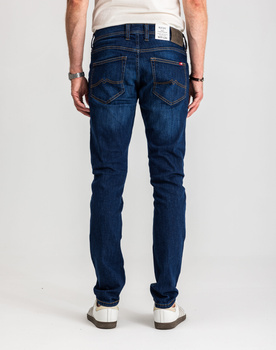 Męskie Spodnie Jeansowe Mustang Style Oregon Tapered Denim Blue 1017123 5000 882