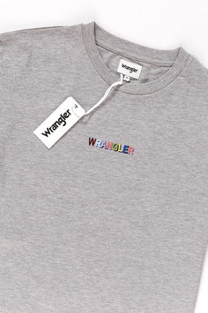 WRANGLER T SHIRT OVERSIZED TEE MID GREY MEL W7C31GF37 112131671