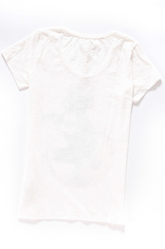 WRANGLER S/S R-NECK TEE OFFWHITE W7276FA02