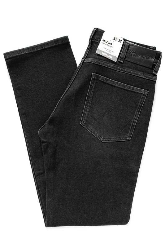 WRANGLER SPODNIE MĘSKIE ARIZONA SOFT BLACK W12OT450Y 112126459