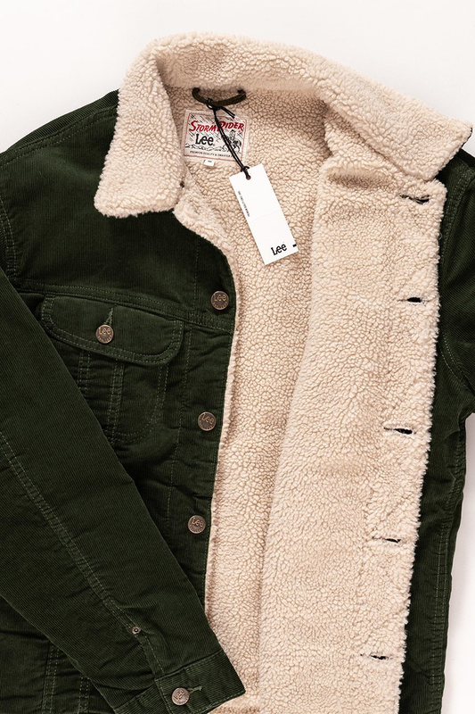 KURTKA ZIMOWA LEE SHERPA JACKET FOREST NIGHT L87AFA96 112122839