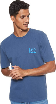 LEE HALF SLEEVE GRAPHIC MĘSKI T-SHIRT KOSZULKA Z KRÓTKIM RĘKAWEM LOGO SKY CAPTAIN L63GFEHY 112115025