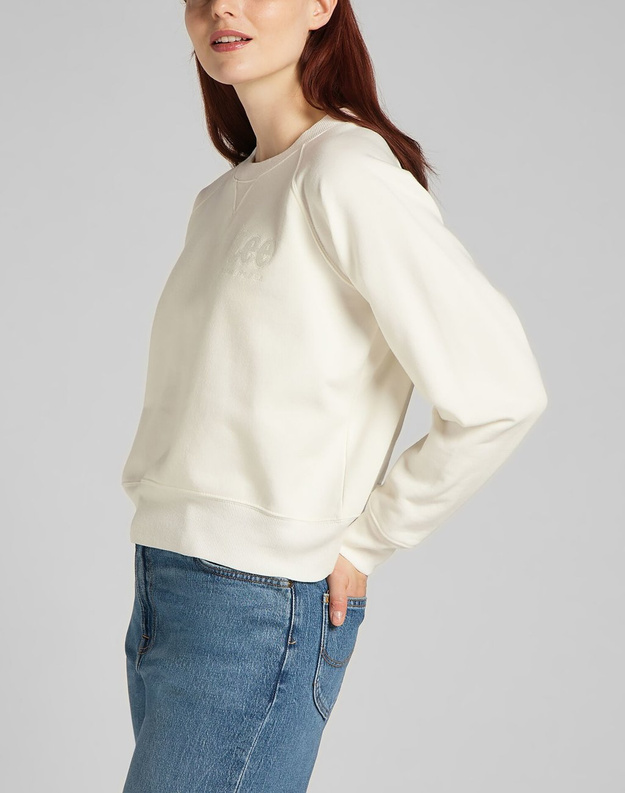 LEE VINTAGE CROPPED SWS DAMSKA BLUZA WHITE CANVAS L36ETXRR 112139952