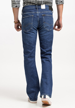 LEE TRENTON MĘSKIE SPODNIE JEANSOWE JEANSY DŻINSY DARK STONE L709KNSI 112324009