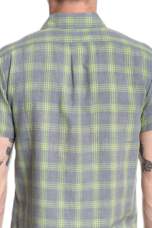KOSZULA MĘSKA KRÓTKI RĘKAW WRANGLER SS 1PKT JADE GREEN W58606EVV 112129494