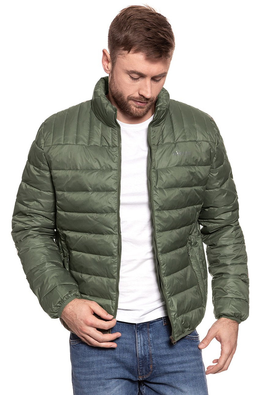 WRANGLER PUFFER JACKET DUSTY OLIVE W4657X445 112128946