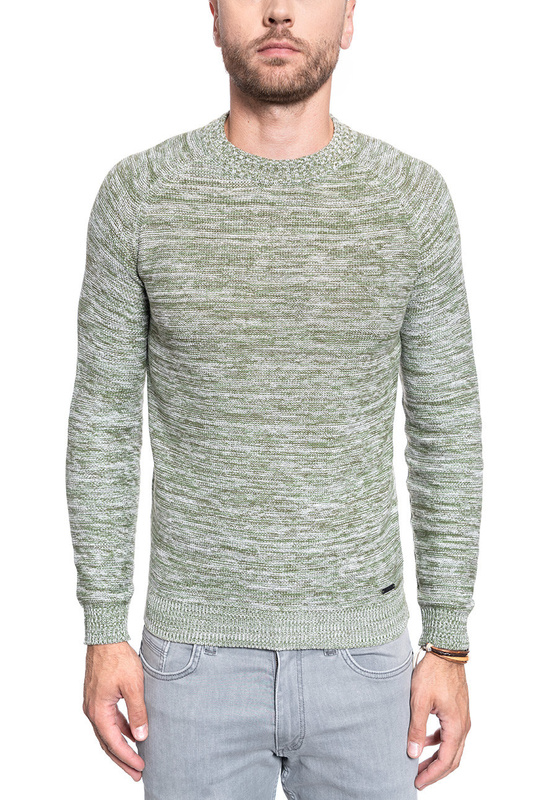 SWETER MĘSKI MUSTANG Emil C Melange 1009790 6348