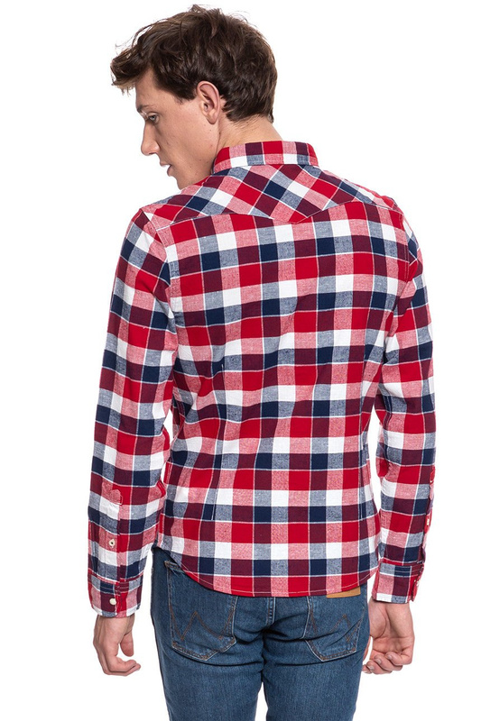 KOSZULA LEE WESTERN SHIRT BRIGHT RED L643NVEF 112115388