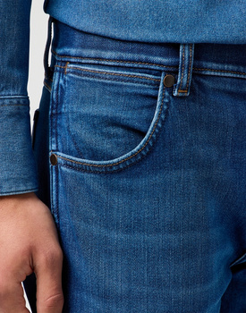 MESKIE SPODNIE WRANGLER GREENSBORO DANDELION SUMMER 112364419