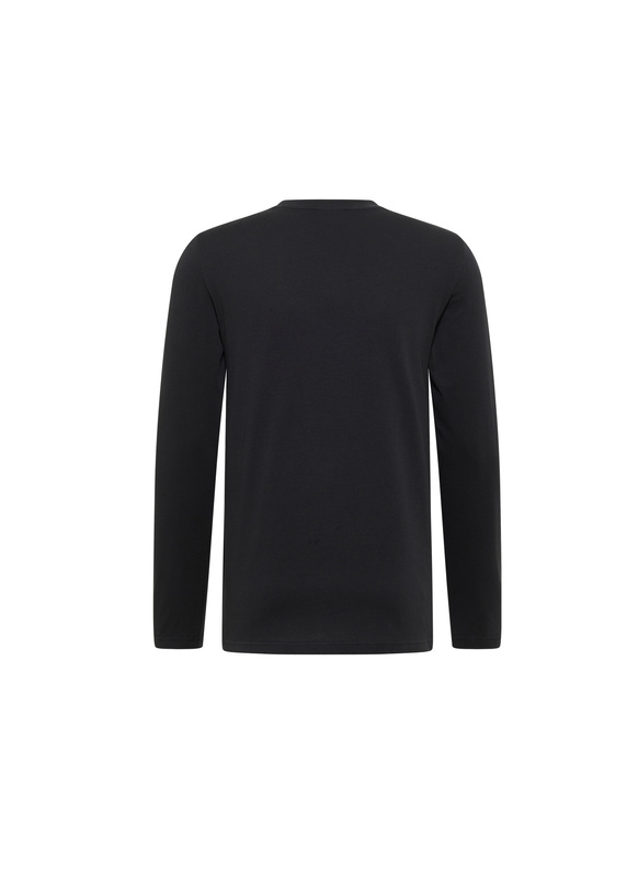 Męski Longsleeve Mustang Style Arlington Jet Black 1016874 4188