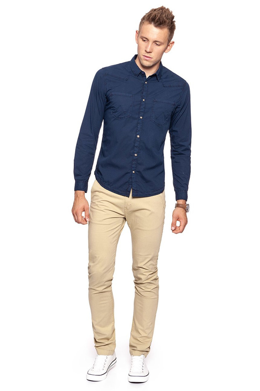 WRANGLER L/S SEASONAL WESTERN MOOD INDIGO W59386S38