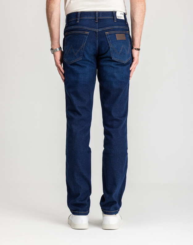 MESKIE SPODNIE WRANGLER TEXAS SLIM NIGHT SHADE 112350865