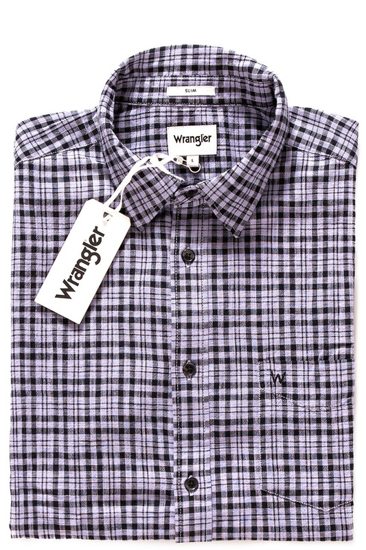 WRANGLER SS 1PKT SHIRT HEIRLOOM LILAC W5881OPGE 112129596