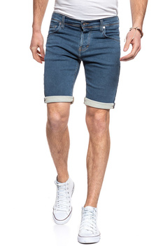 SPODENKI MĘSKIE MUSTANG Chicago Short DENIM BLUE 1006166 5000 680