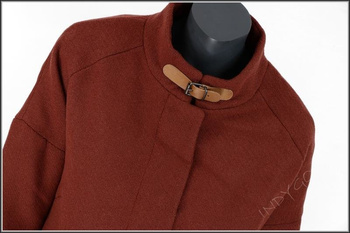 DAMSKI PŁASZCZ LEE WOOL COAT BURNT HENNA L56YVUMU      $    