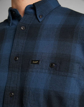 LEE RIVETED SHIRT MĘSKA KOSZULA INSIGINIA BLUE L66IMLSS 112140540