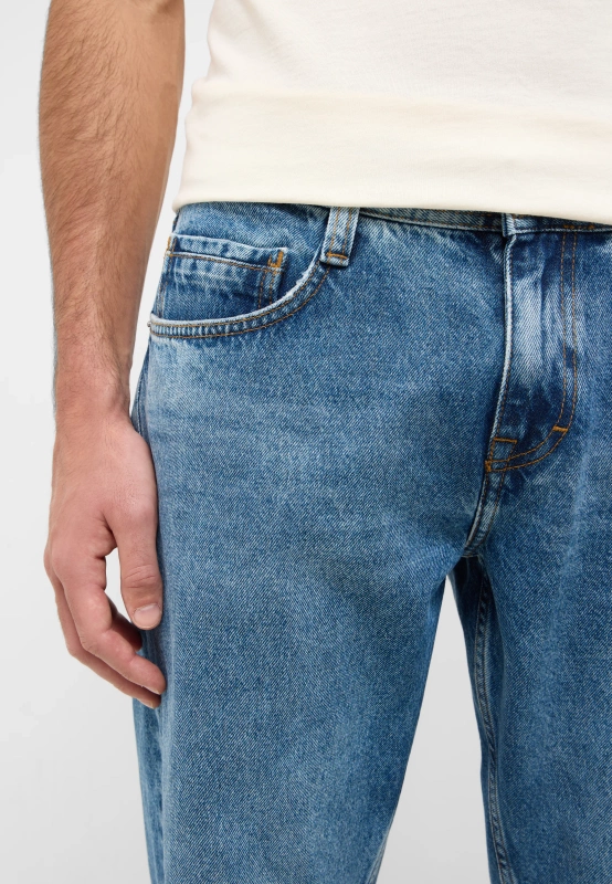 Męskie Spodnie jeansowe Mustang Style Denver Straight Denim Blue 1016443 5000 402