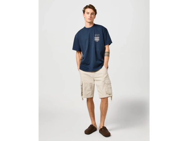 MESKIE SPODENKI WRANGLER CJ CARGO SHORTS PELICAN 112362551