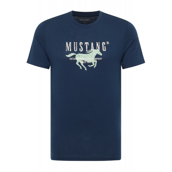 Męski T-Shirt Mustang Style Austin Dress Blues 1016484 5334