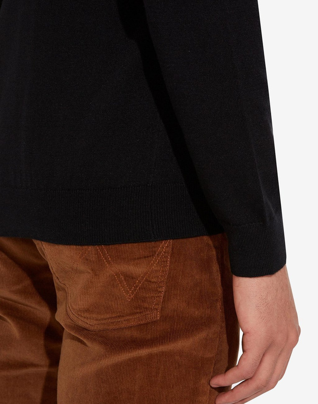 MĘSKI SWETER WRANGLER CREW KNIT BLACK W8A02P100 112132344